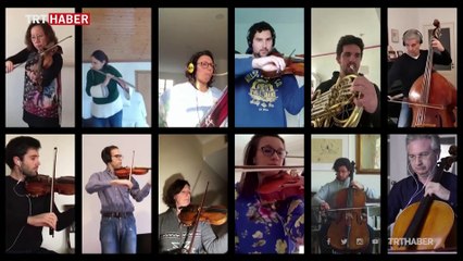 Portekizli orkestra iptal edilen konserini internette verdi