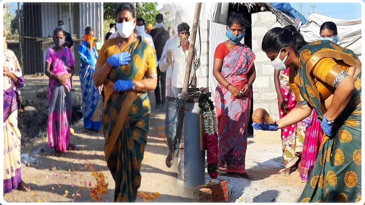 மலர்தூவி வரவேற்பு... சர்ச்சையில் சிக்கிய நடிகை...
