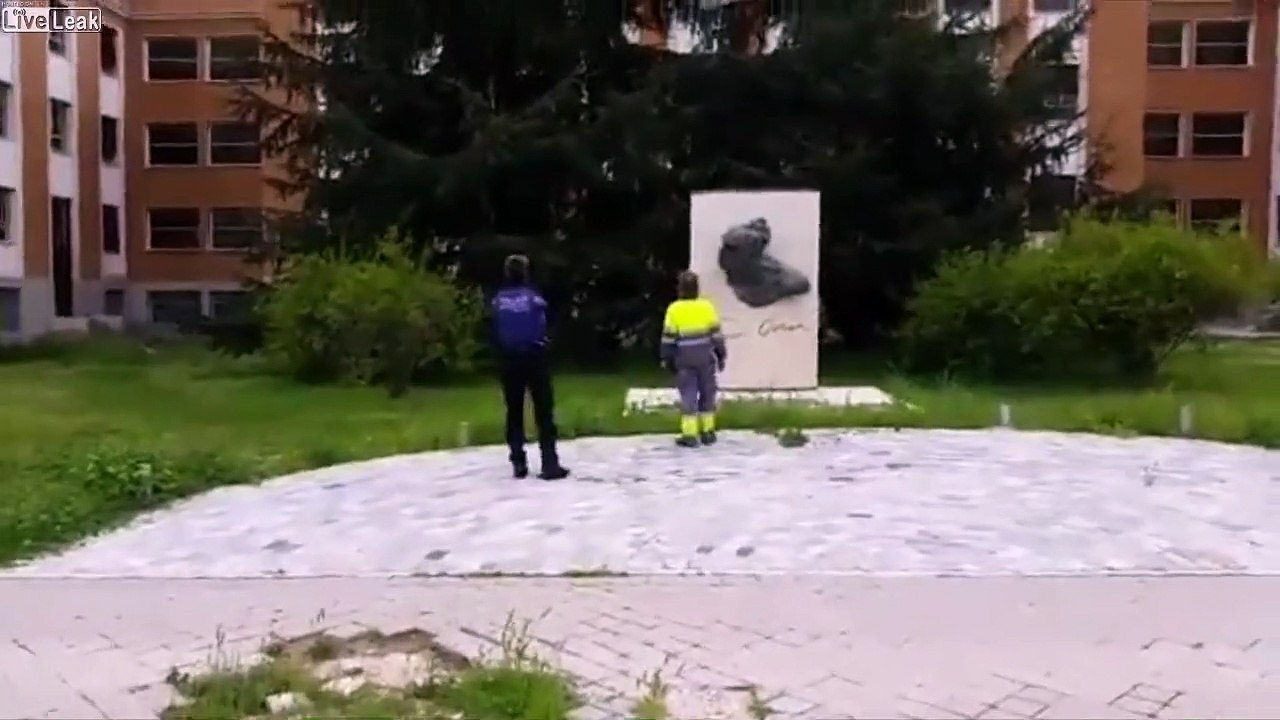 Un ours sauvage court dans les rues de Madrid en Espagne !