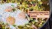 BRUSSELS SPROUTS HASH WITH EGGS - brussels sprouts hash and eggs