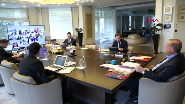 ERDOĞAN AK PARTİ MYK TOPLANTISINA KATILDI