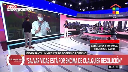 "Estamos cuidando al máximo al personal de salud"