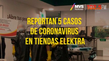 Reportan 5 casos de coronavirus en tiendas Elektra; siguen trabajando