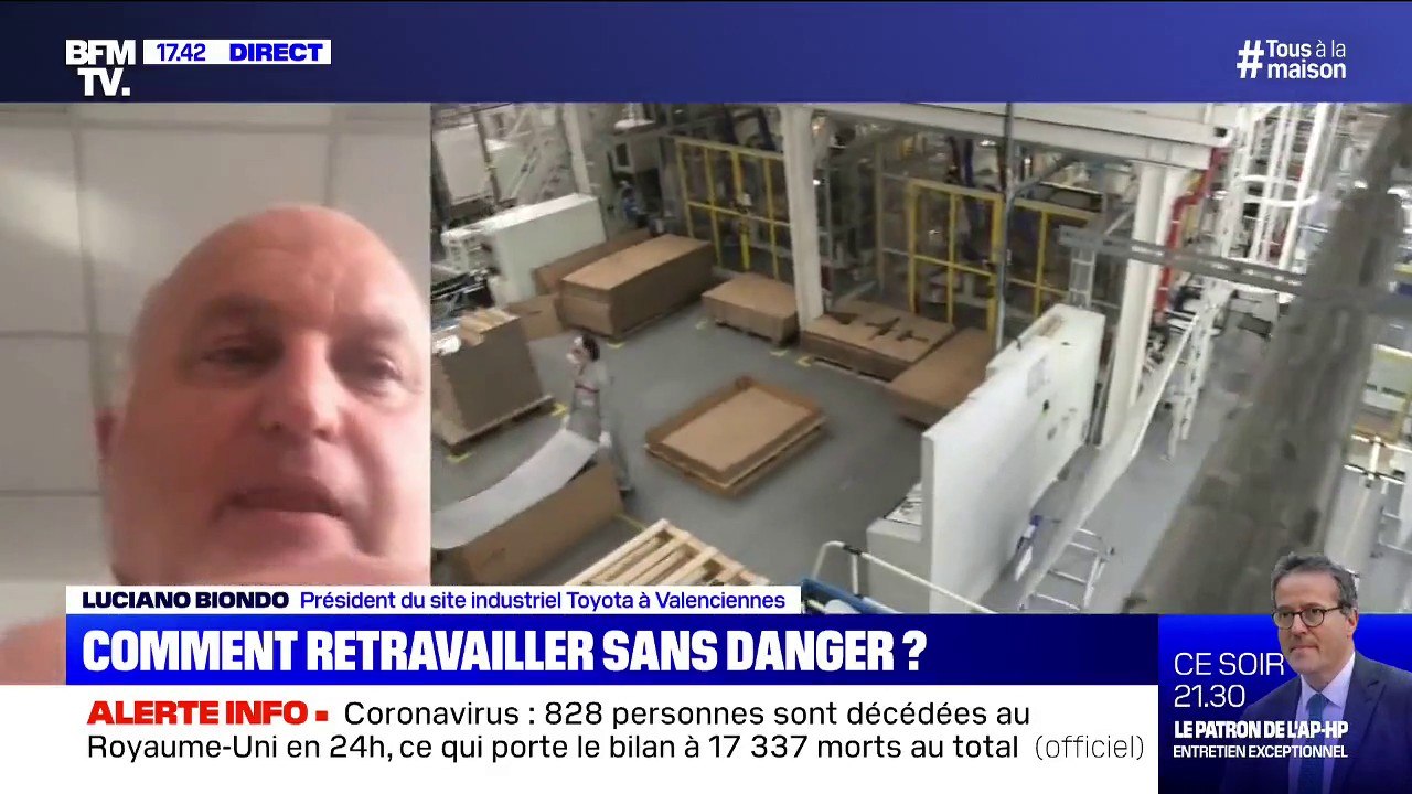 Luciano Biondo (président Toyota Valenciennes): "Nous avons mis en place 100% du port du masque pour les salariés"