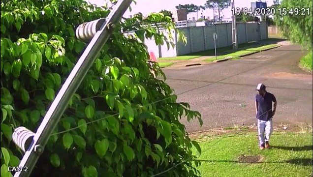 Ladrões 'fazem a limpa' em residência no Bairro Pioneiros Catarinenses e são flagrados por câmeras