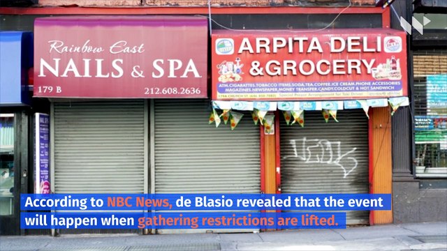 NYC Mayor Bill de Blasio Says City Will Throw Parade For Health Care Workers