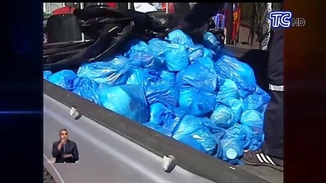 Entregan alimentos en el sur de Quito