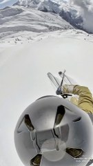 Skier Survives High Speed Avalanche
