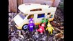 CAMPING and S’MORES Playmobil Camper Van TELETUBBIES Toys Video-