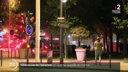 Villeneuve-la-Garenne : "Je vous demande de rentrer chez vous" : l'appel au calme du motard qui a percuté la portière d'une voiture de police
