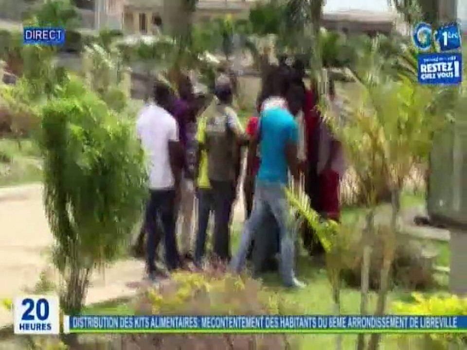 RTG / Distribution des kits alimentaires - Mécontentement des habitants du 6ème arrondissement de Libreville qui clament l’injustice