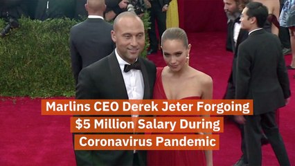 Derek Jeter Takes A Pay Cut