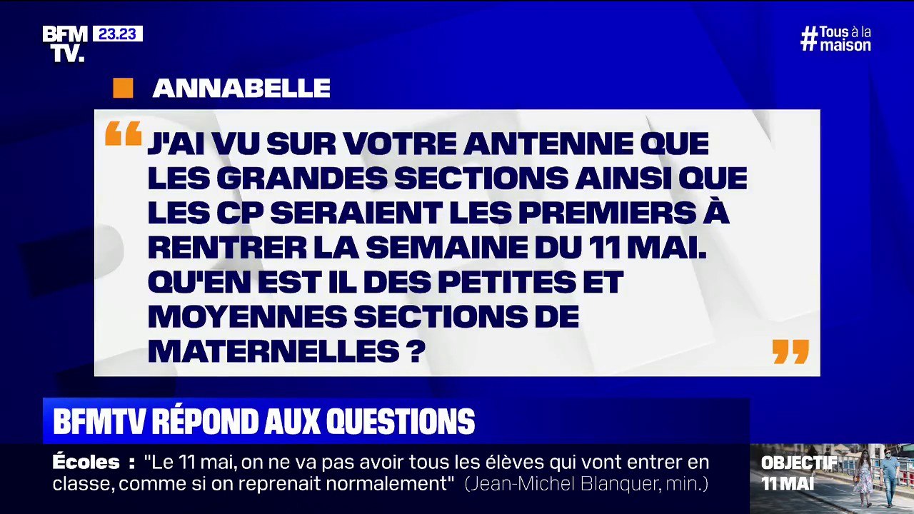 Quand les petites et moyennes sections rentrero...