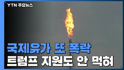 국제유가 또 대폭락...트럼프 지원도 안 먹혀 / YTN