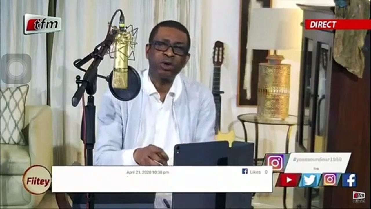 Youssou NDour sur Dette Africain réaction