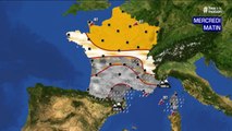 L'Hexagone est coupée en deux avec un grand soleil au nord et de la pluie au sud ce mercredi