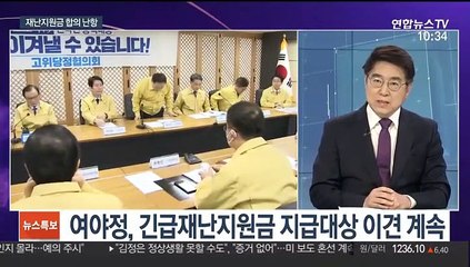 [뉴스특보] 여야정, 재난지원금 지급대상 합의 난항