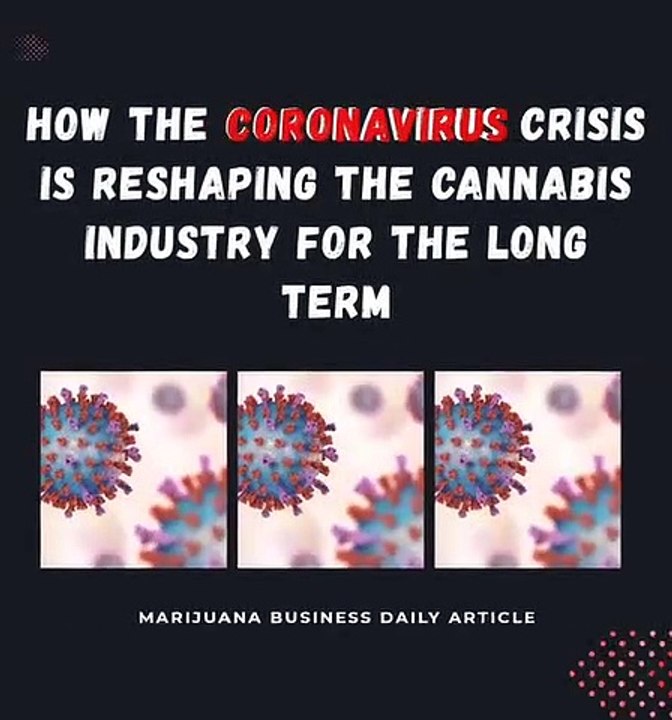 How the coronavirus crisis is reshaping the cannabis industry for the long term