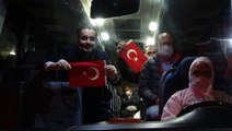 Kosova'da bulunan 103 Türk vatandaşı Uşak'a getirildi