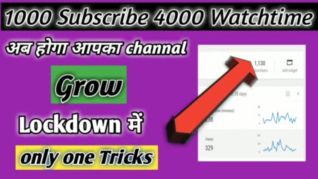 Lockdown-How to complete 1000 subscribers 4000 Watchtime in 10 days/By Technical Kishor ji