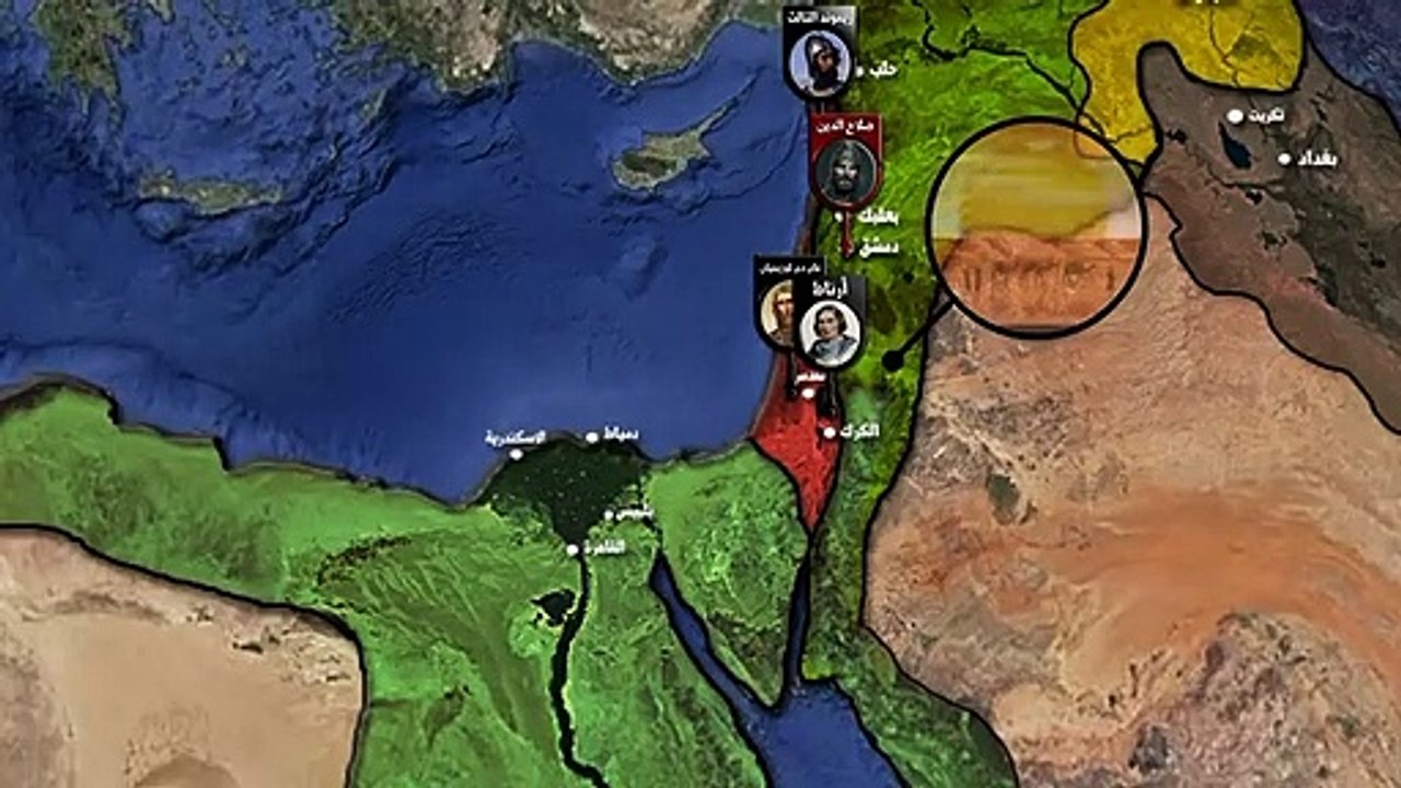!! معركة حطين .. شاهد  إستراتيجية صلاح الدين الأيوبي العبقرية(HOW SALAH LDIN WIN SO EASLY ON HTTEN)