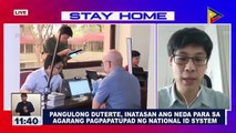 Pangulong #Duterte, inatasan ang NEDA para sa agarang pagpapatupad ng national ID system