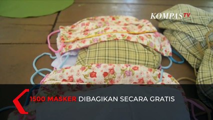 Biarawati Bagikan 1500 Masker Kain Gratis