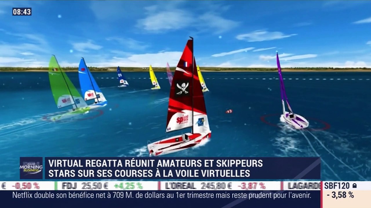 La France qui résiste : Virtual Regatta réunit amateurs et skippeurs stars sur ses courses à la voile virtuelles - 22/04