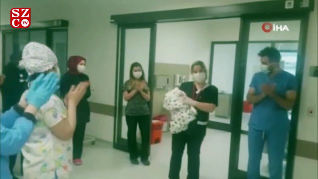 Bursa’da 18 günlük bebek korona virüsü yendi