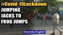 Indore Police’s unique style of punishing Covid-19 lockdown violators: watch | Oneindia News