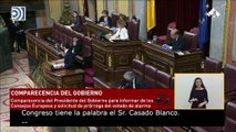 Pablo Casado fuerza un minuto de silencio en el Congreso por las víctimas