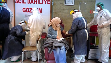 İstanbul’daki sağlık savaşçılarının korona ile mücadelesi böyle görüntülendi