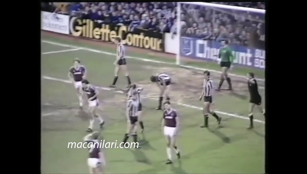 21.04.1986 - 1985-1986 England First Division Matchday 40 West Ham United FC 8-1 Newcastle United