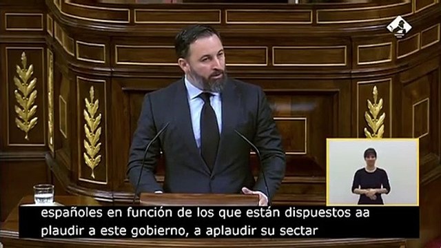 Abascal atiza a Pedro Sánchez en pleno Congreso: Quiere convertir España en una gigantesca cárcel chavista con cartillas de racionamiento