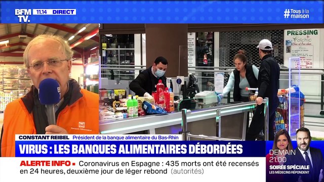 Virus : les banques alimentaires débordées - 22/04