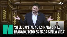 Rufián critica al Gobierno que de prioridad a la economía