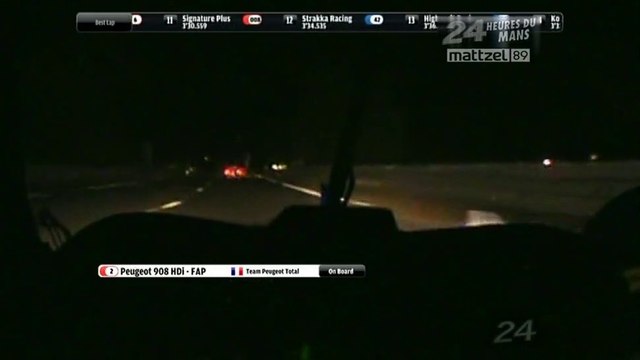 24Hrs Le Mans 2010 Race Night Onboards