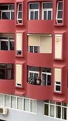 Protesta por los aplausos desde las ventanas en Santa Cruz de Tenerife