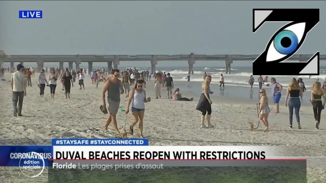 [Zap Télé] Les plages de Floride prises d'assaut ! (22/04/20)