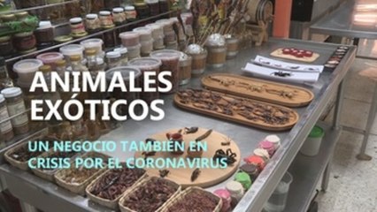 El mercado más exótico de Ciudad de México lucha contra la crisis y el miedo