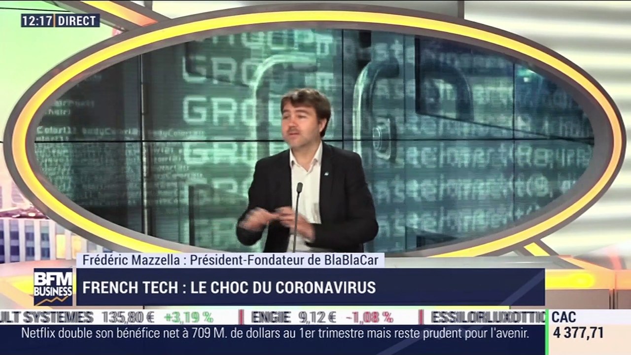 Frédéric Mazzella (BlaBlaCar) : Le choc du coronavirus sur la French Tech - 22/04