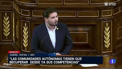 Gabriel Rufián aplica en el Congreso el "consejos vendo que para mi no tengo" de una forma miserable