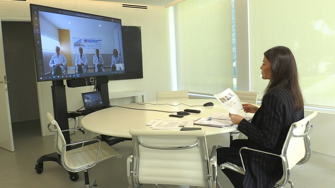 La Reina se reúne con responsables del Gregorio Marañón