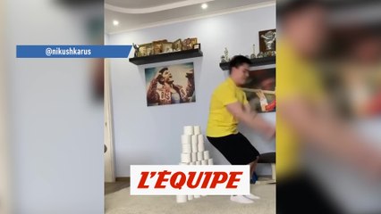 Un gymnaste russe relève le PQ challenge - Gym - WTF