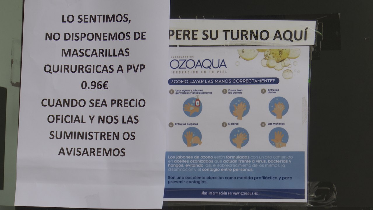 Farmacias y mascarillas a 0,96: "Las que tenemos nos han costado el doble"