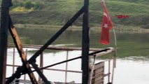 ORDU Yangında küle dönen barınaktaki Türk bayrağı zarar görmedi