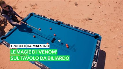 Trucchi da maestro: le magie di Venom sul tavolo da biliardo