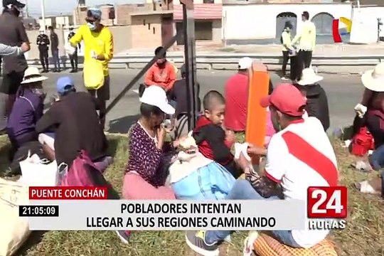 Continúa la travesía de quienes intentan regresar a sus regiones en medio de la pandemia