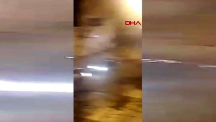 TARTIŞTIĞI KURYEYİ OTOMOBİLLE METRELERCE SÜRÜKLEDİ: SERBEST KALDI