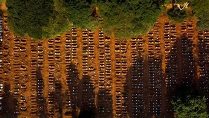 Brezilya'da koronavirüs salgını nedeniyle ölenler için binlerce toplu mezar kazıldı